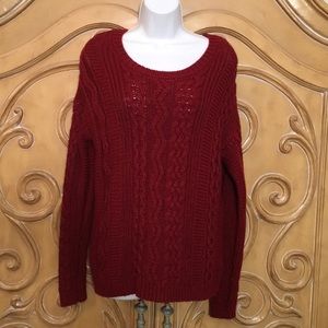 Garage Rust Cable knit sweater